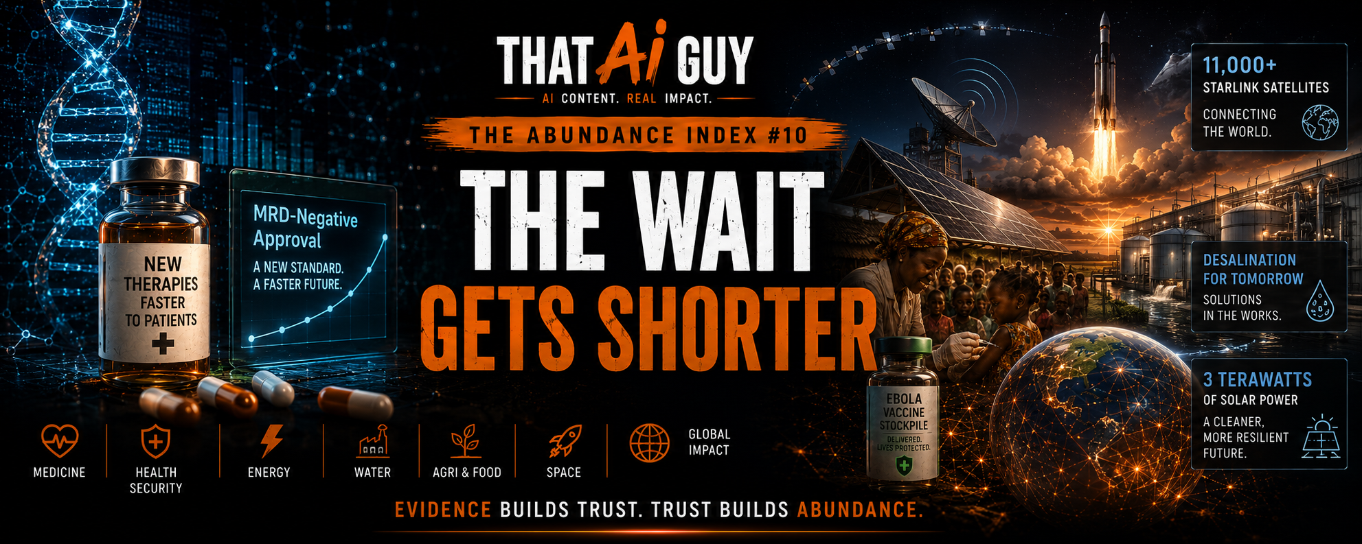 The Abundance Index, Issue 10: The Wait Gets Shorter cover artwork.
